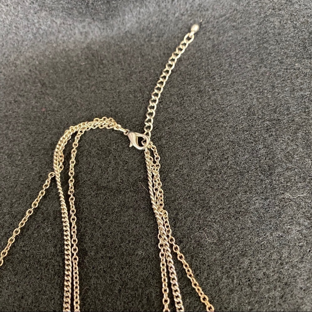 Long colorful 3 strand necklace - Picture 4 of 8